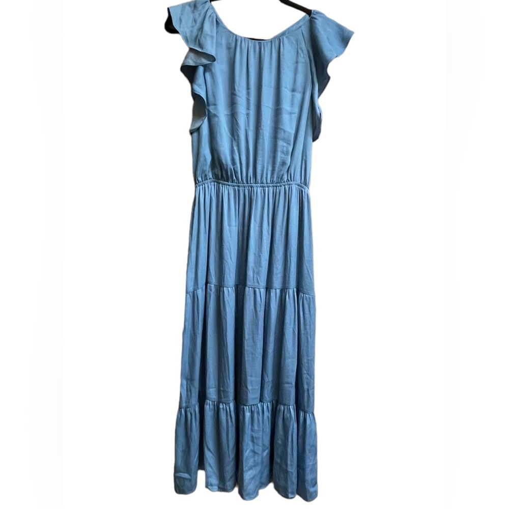 Loft Ruffle Tiered Midi Dress - Picture 6 of 12